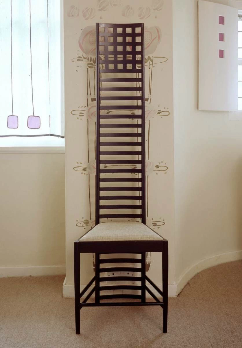 Sedia con schienale alto, 1903 - Hill House, Helensburgh